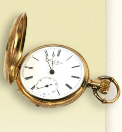 gold pocketwatch