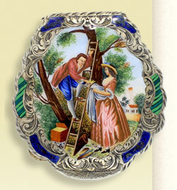 french enamel compact